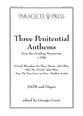 Three Penitential Anthems SATB choral sheet music cover